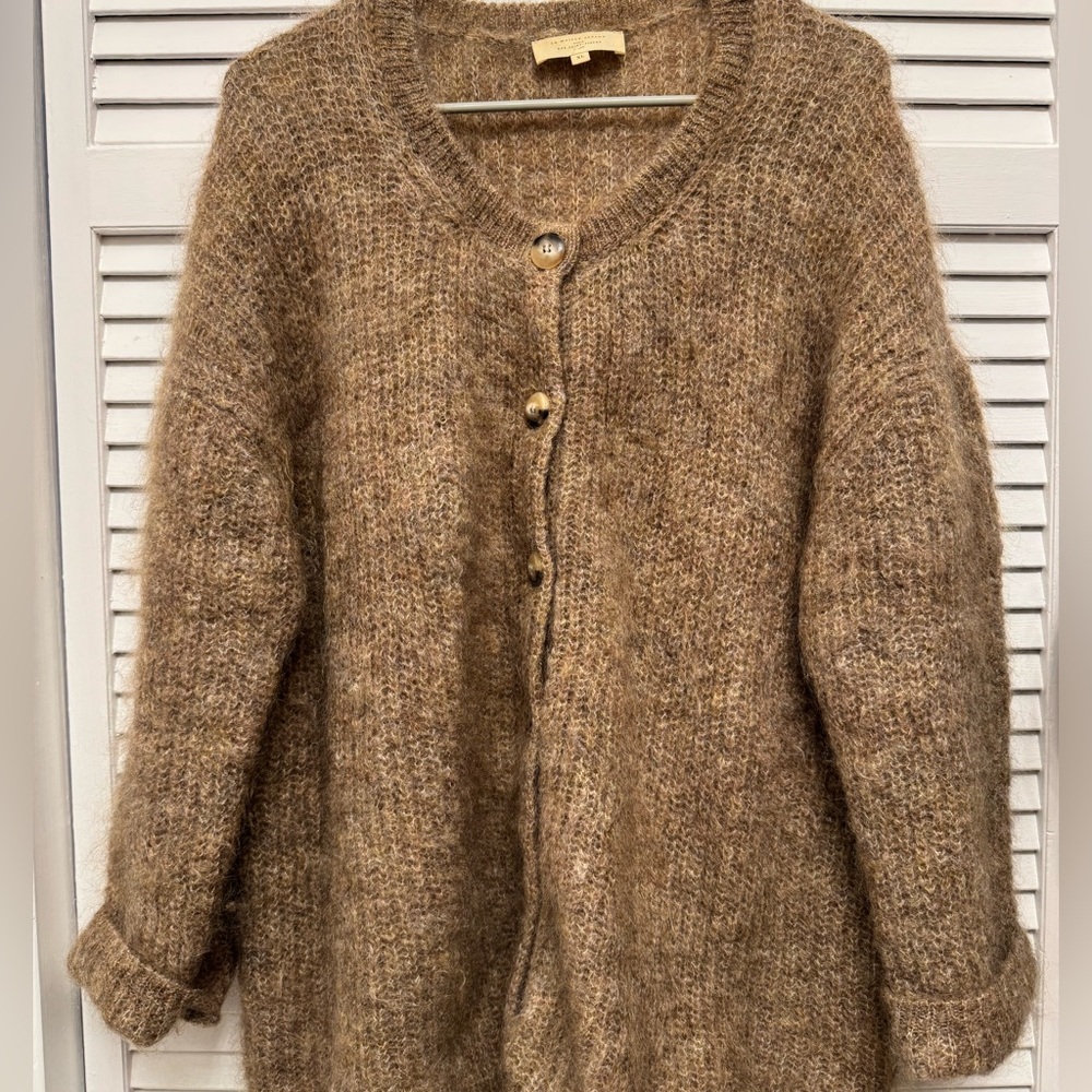 Sezane Brown La Maille Cardigan